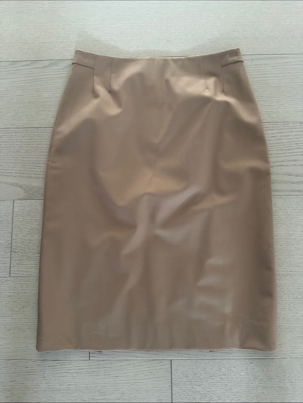 MM.LaFleur Camel Pencil Skirt